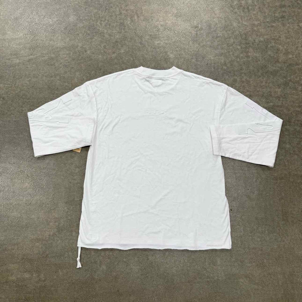 KSUBI Long Sleeve "PUFF PRINT" White New Size S