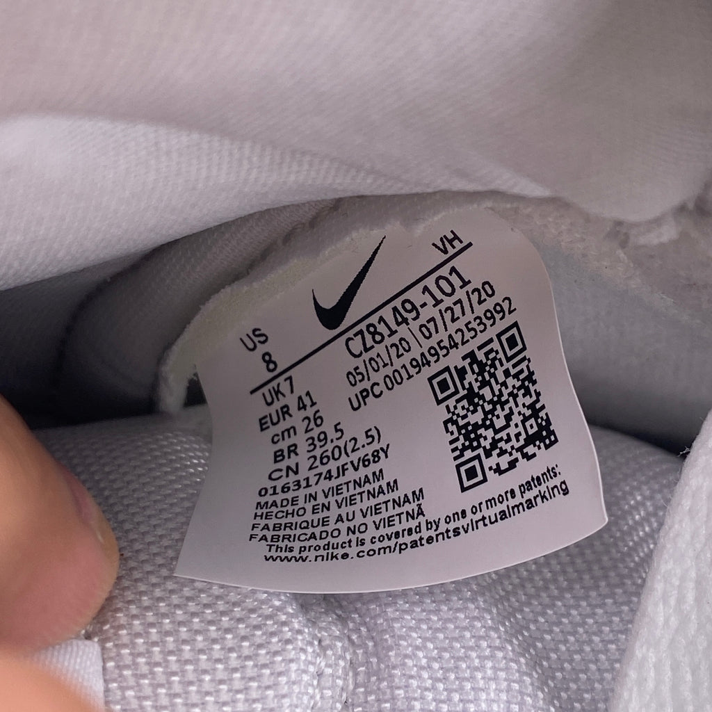 Nike Dunk High "Pure Platinum" 2020 New Size 8