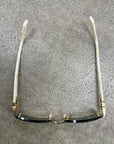 Cartier Sunglasses "WHITE BUFFALO RIMLESS" Used Green Size OS