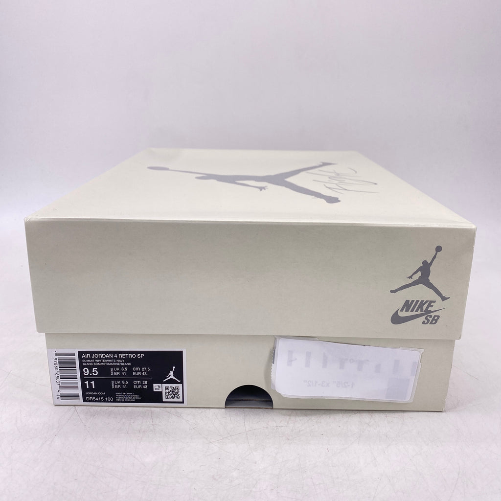 Air Jordan 4 Retro "Navy" 2025 New Size 9.5