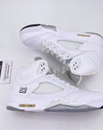 Air Jordan 5 Retro "White Metallic" 2015 Used Size 10