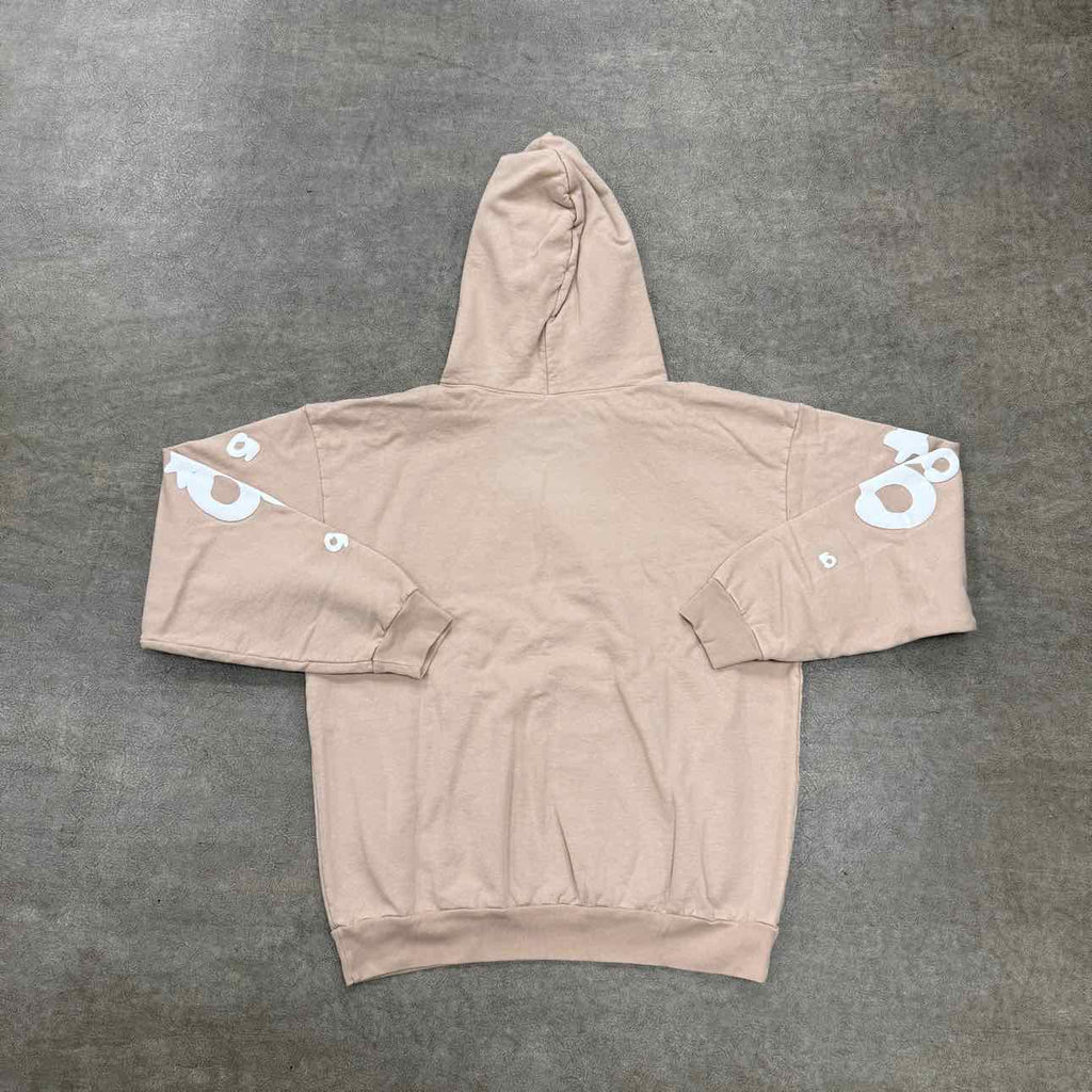 Sp5der Hoodie "BELUGA" Sand New Size 2XL