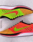 Nike Flyknit Racer "Hyper Punch" 2014 Used Size 12.5