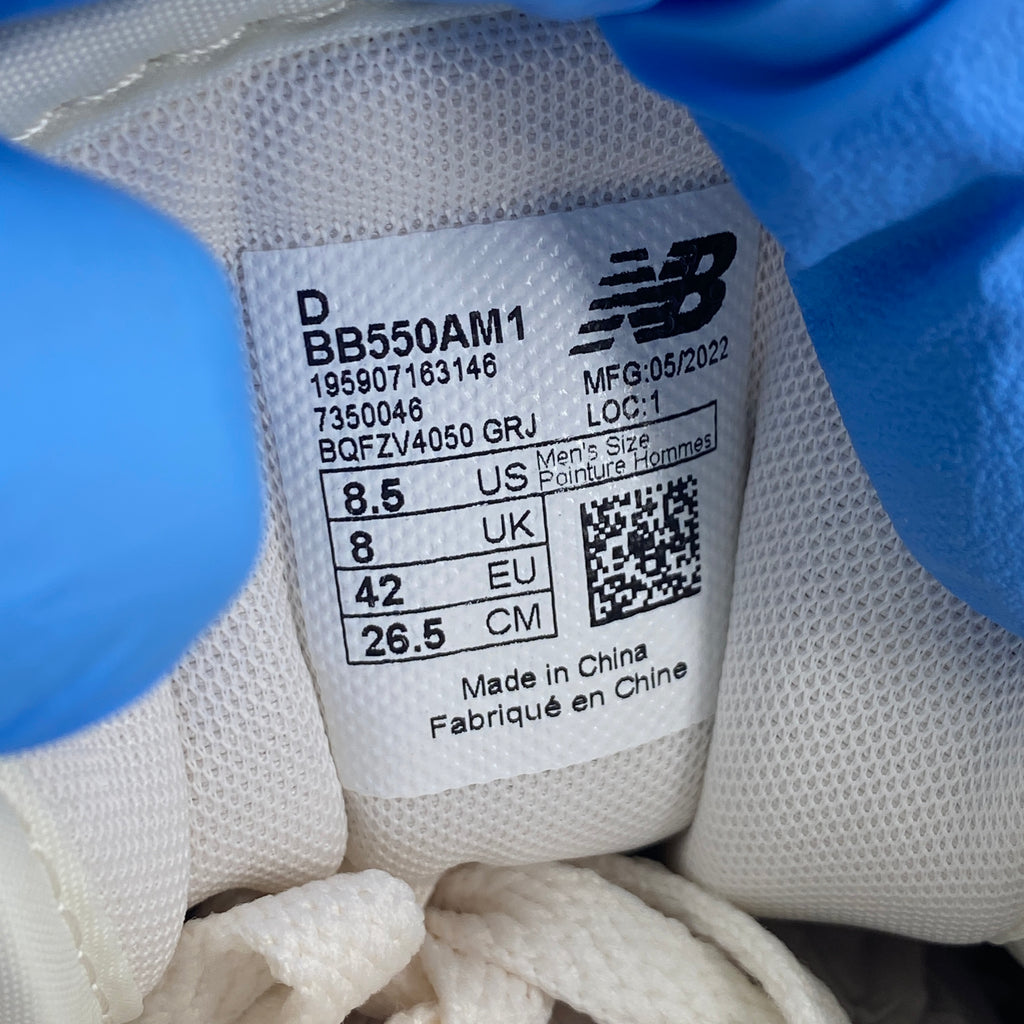 New Balance 550 / ALD "White Leather" 2022 New Size 8.5