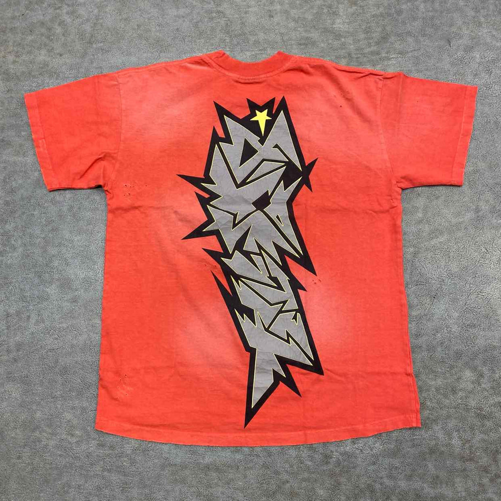 Hellstar T-Shirt "CRACKED" Red New Size XL