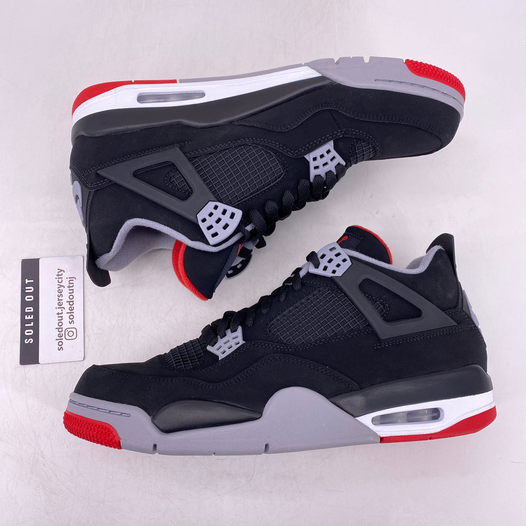 Air Jordan 4 Retro "Bred" 2019 New Size 12
