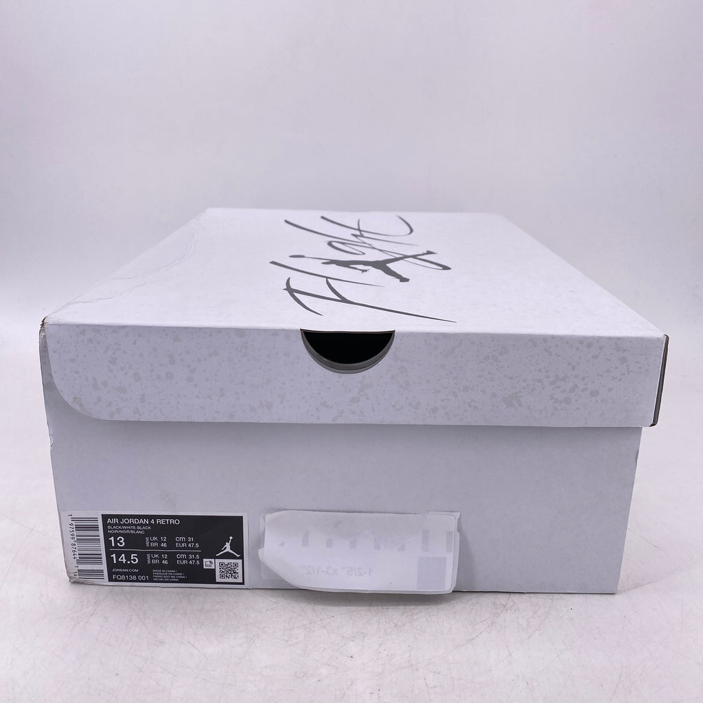 Air Jordan 4 Retro "White Thunder" 2024 New Size 13
