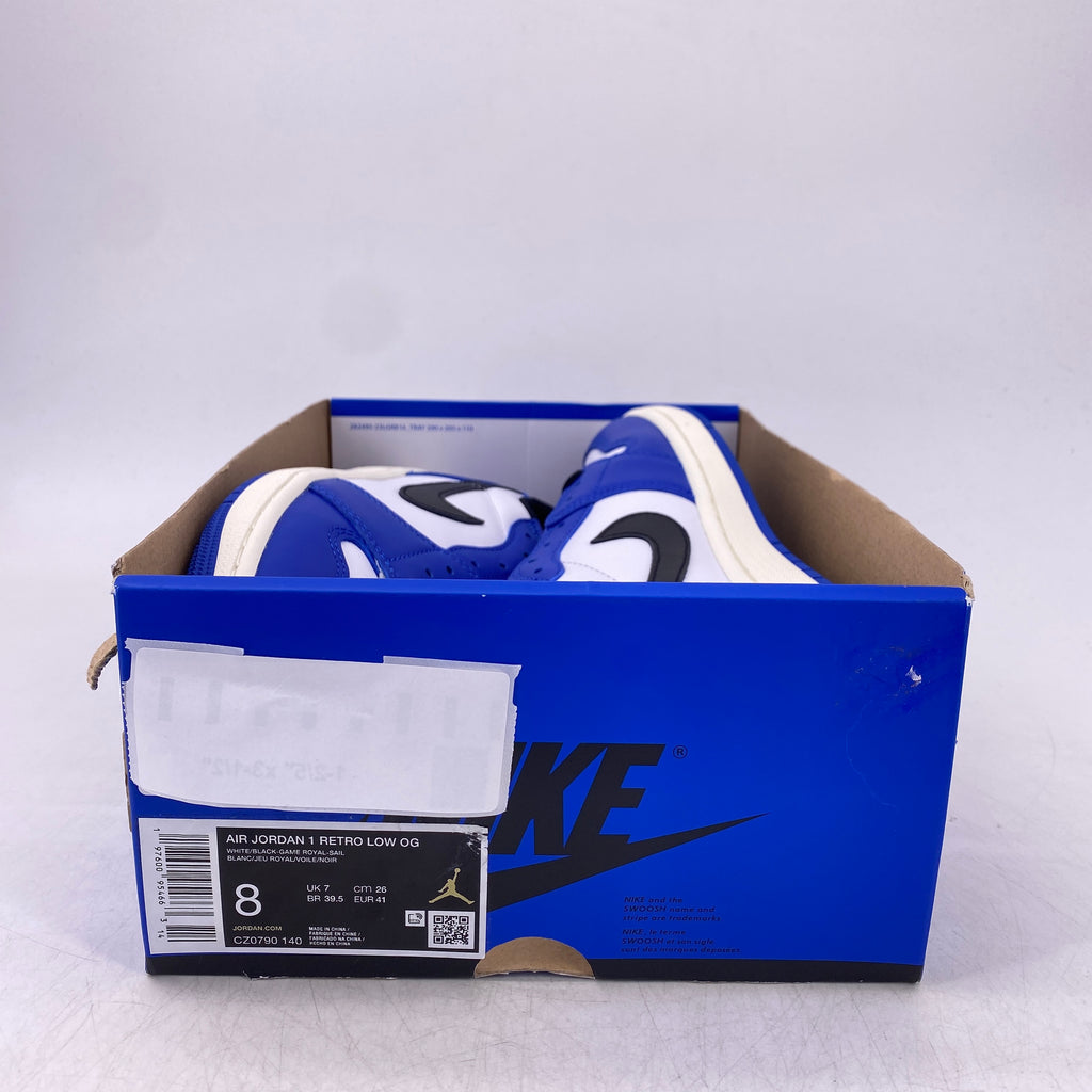 Air Jordan 1 Retro Low "Game Royal" 2024 New Size 8