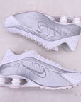 Nike Shox R4 (W) "White Metallic Silver" 2019 Used Size 8.5W