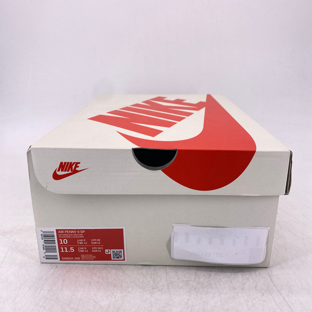 Nike Air Penny 2 "Stussy Rattan Limestone" 2023 Used Size 10