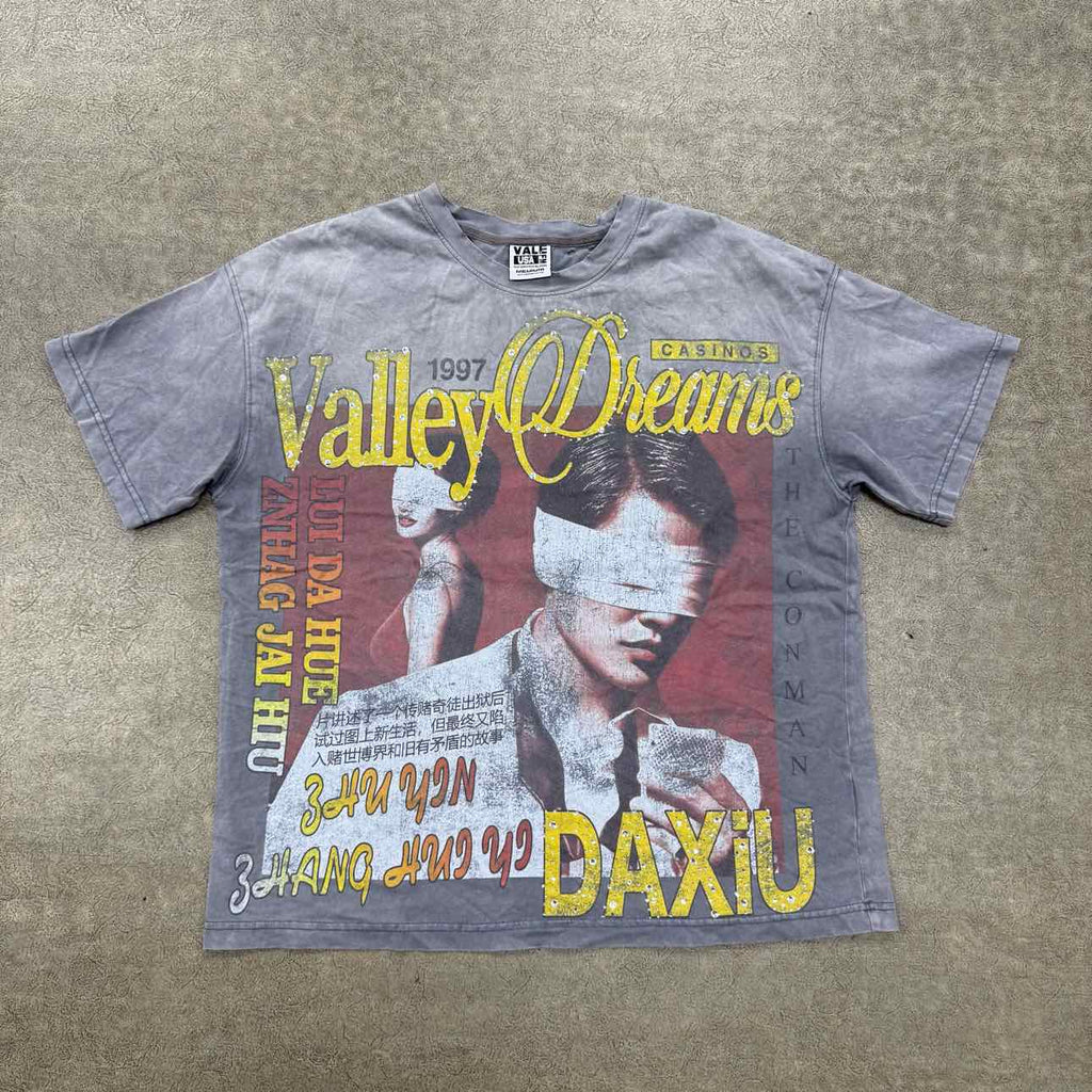 Vale T-Shirt "CASINO" Grey Used Size M