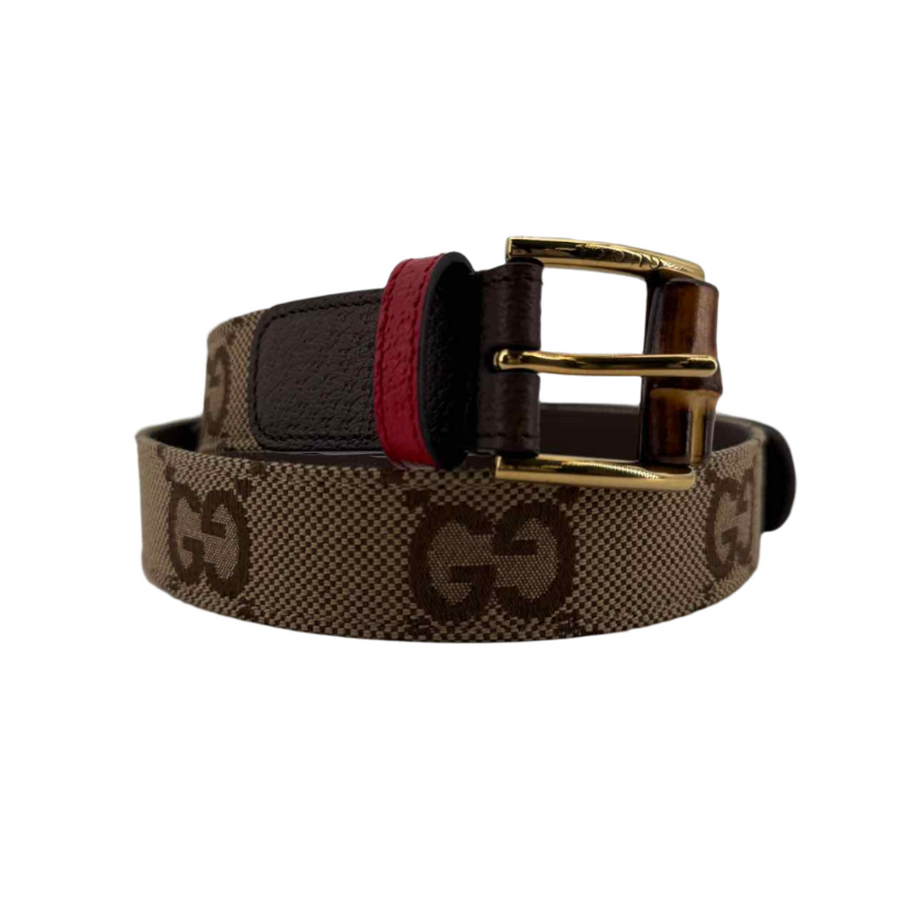 Gucci Belt "GG" New Brown Size 28W