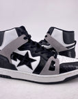 Bape Court Sta High "Black White" Used Size 9