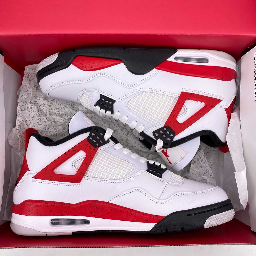 Air Jordan 4 Retro "Red Cement" 2023 New Size 10