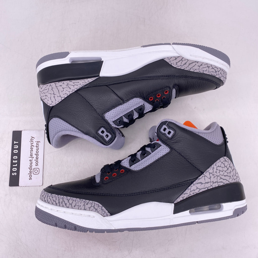 Air Jordan 3 Retro "Black Cement" 2024 New Size 9