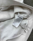 Chrome Hearts Zip Up "SCROLL LOGO" White Used Size XL