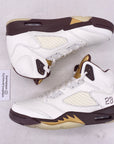Air Jordan (W) 5 Retro "Golden Ticket" 2025 New Size 10W