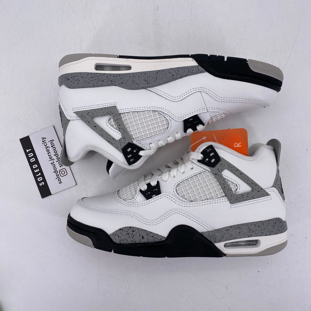 Air Jordan (GS) 4 Retro "White Cement" 2025 New Size 7Y