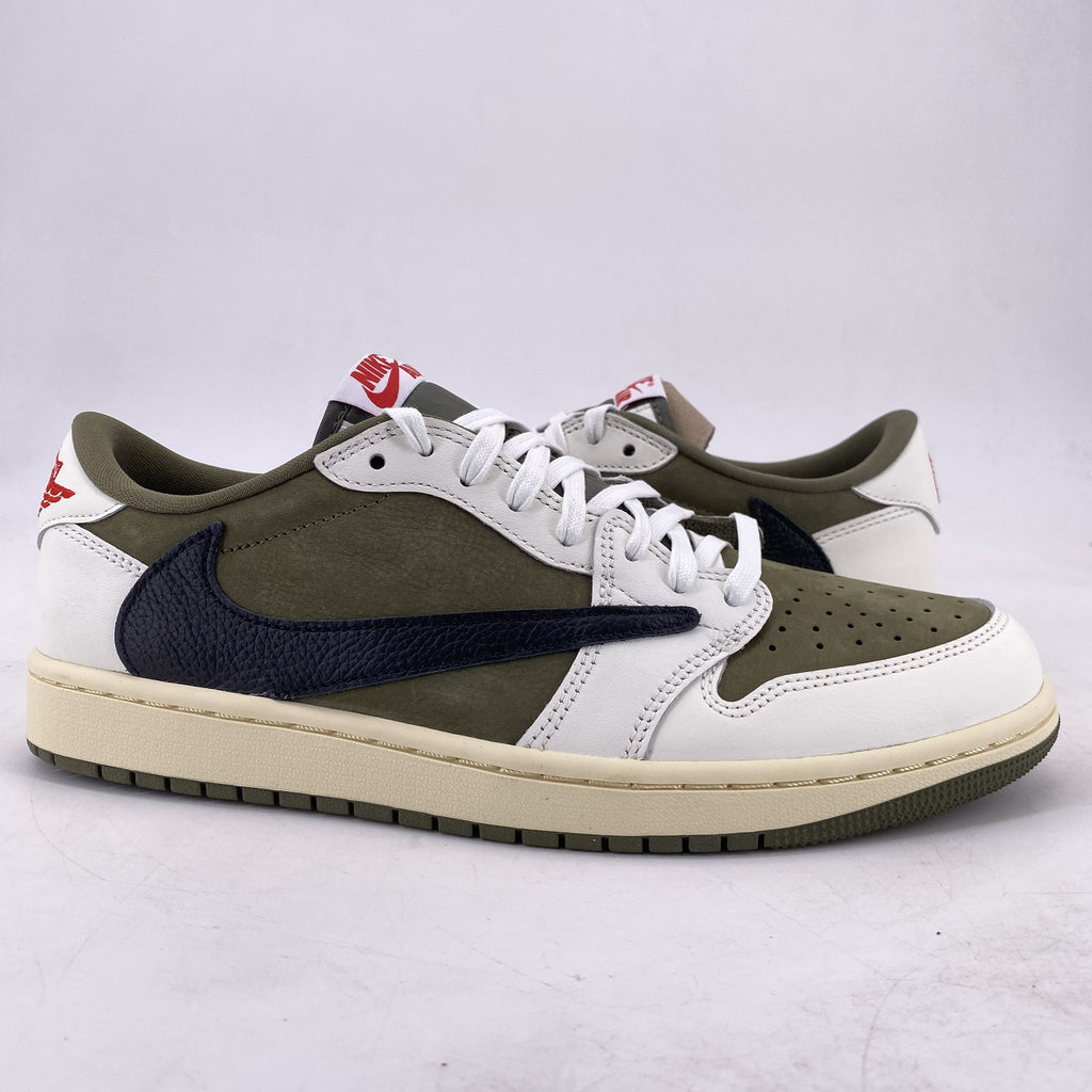 Air Jordan 1 Low OG SP "Travis Scott Medium Olive" 2024 New Size 9.5