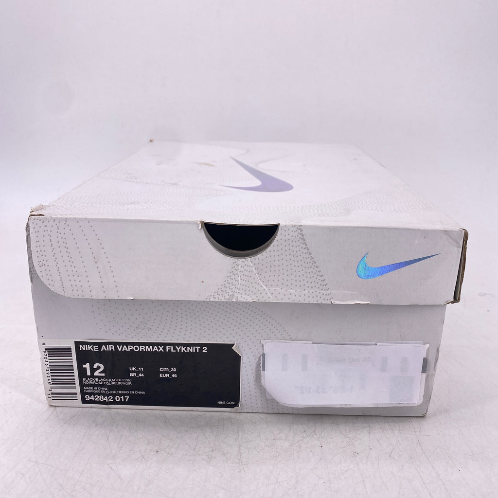 Nike Air Vapormax Flyknit "Black Multicolor" 2018 Used Size 12