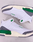 Air Jordan (W) 3 Retro "Lucky Green" 2023 New Size 9.5W