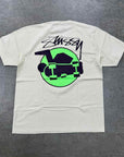 Stussy T-Shirt "SKATEMAN" Beige New Size L