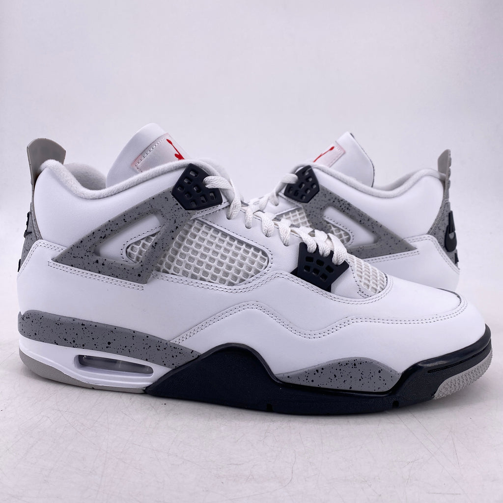 Air Jordan 4 Retro "White Cement" 2025 New Size 13
