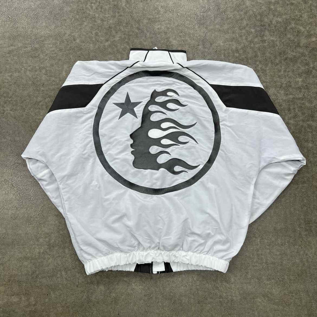 Hellstar Track Jacket "THRILLER" White New Size L