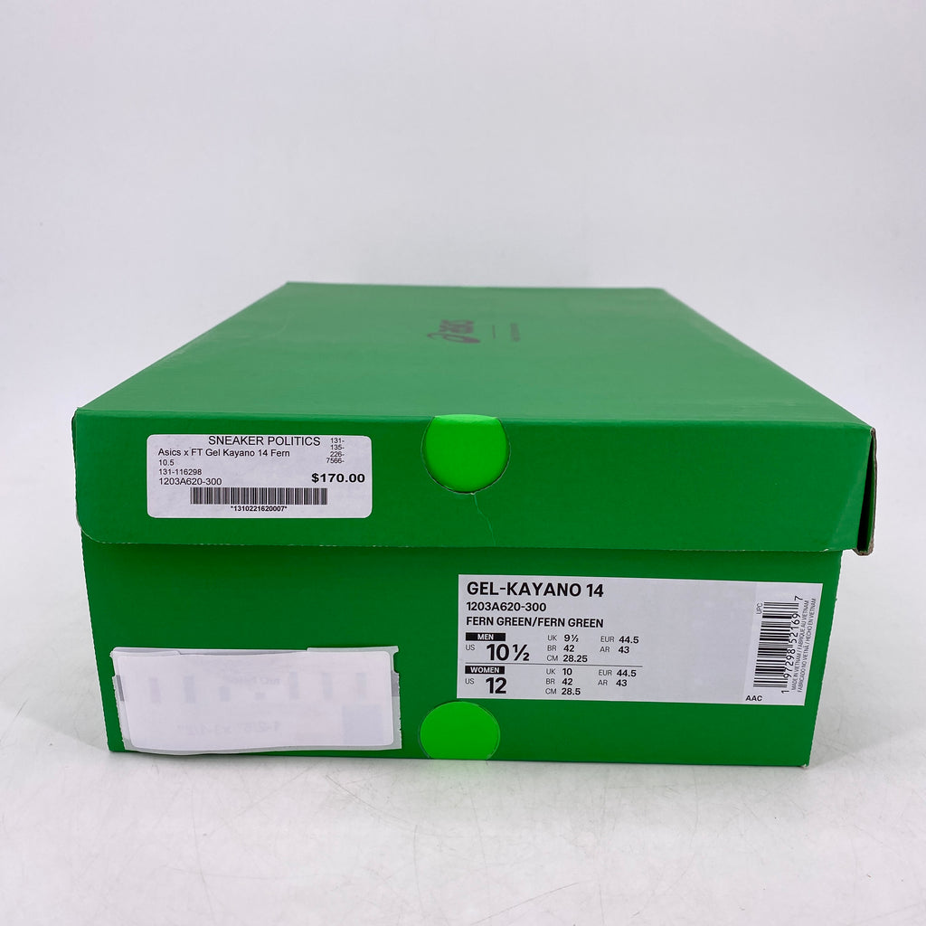 Asics Gel-Kayano 14 "Ftr Fern Green" 2024 New Size 10.5