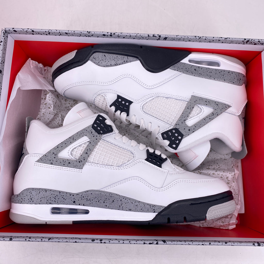 Air Jordan 4 Retro "White Cement" 2025 New Size 8.5