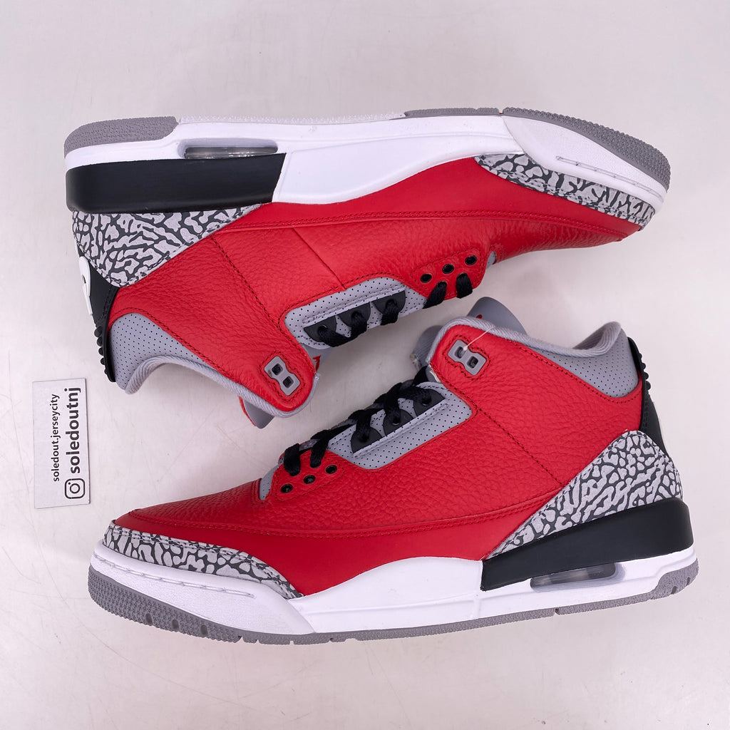 Air Jordan 3 Retro "Unite Fire Red" 2020 New Size 10.5