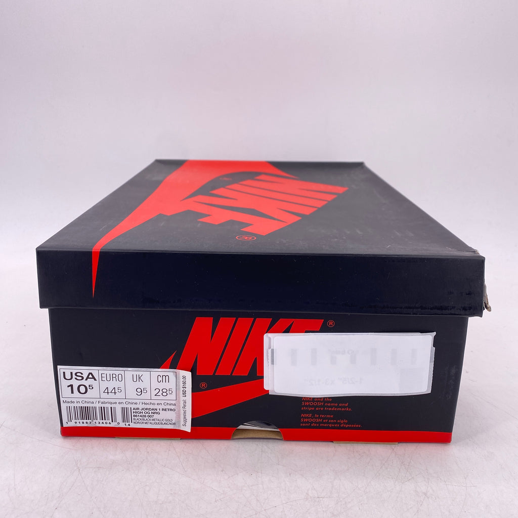 Air Jordan 1 Retro High OG "Gold Toe" 2018 New Size 10.5