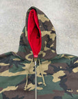 Supreme Zip Up "DOUBLE HOOD FACEMASK" Camo Used Size 2XL