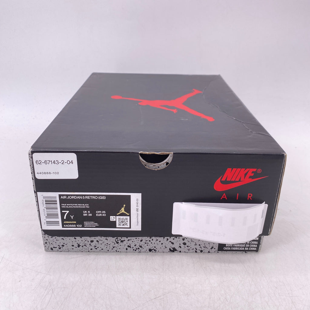 Air Jordan (GS) 5 Retro "Fire Red" 2020 New Size 7Y