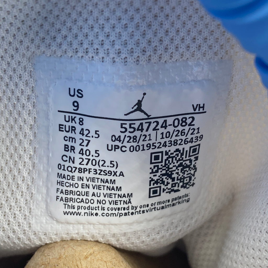 Air Jordan 1 Mid "Linen" 2021 New Size 9