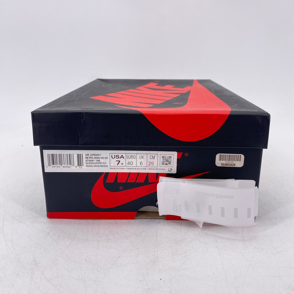 Air Jordan (GS) 1 Retro High OG "Unc Obsidian" 2019 New Size 7Y
