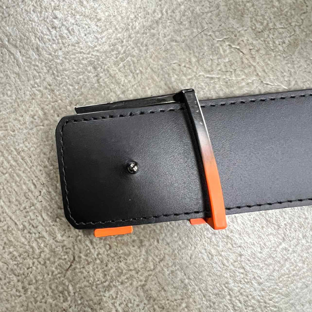 Louis Vuitton Belt "MONOGRAM ECLIPSE" Used Black Size 36