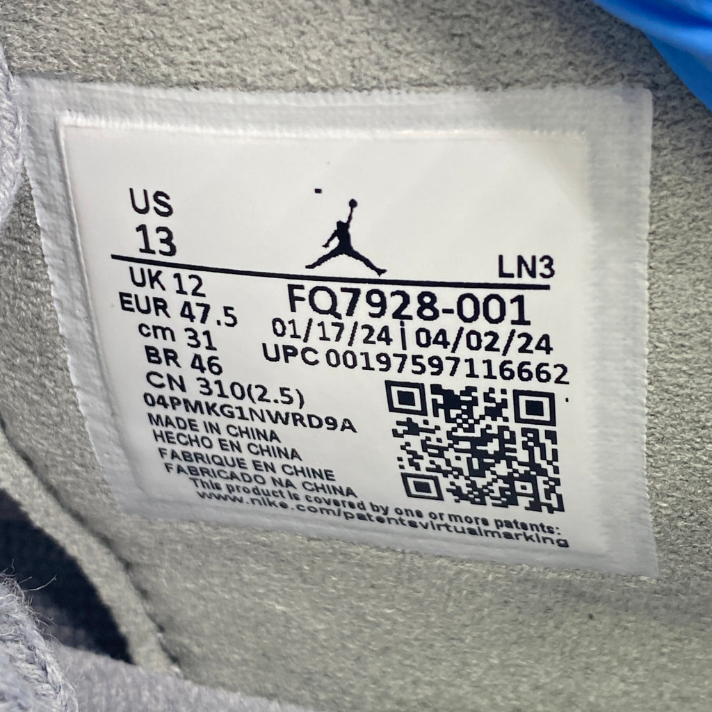 Air Jordan 4 Retro "Wet Cement" 2024 New Size 13