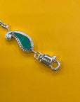 Rhude Bracelet "TEARS OF JOY MALACHITE" New Green Size Small