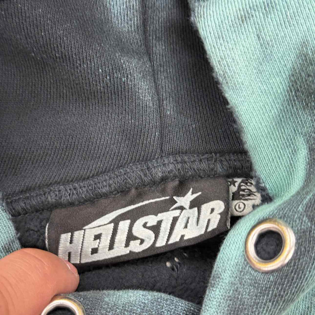 Hellstar Hoodie "PATH TO PARADISE" Green New Size L