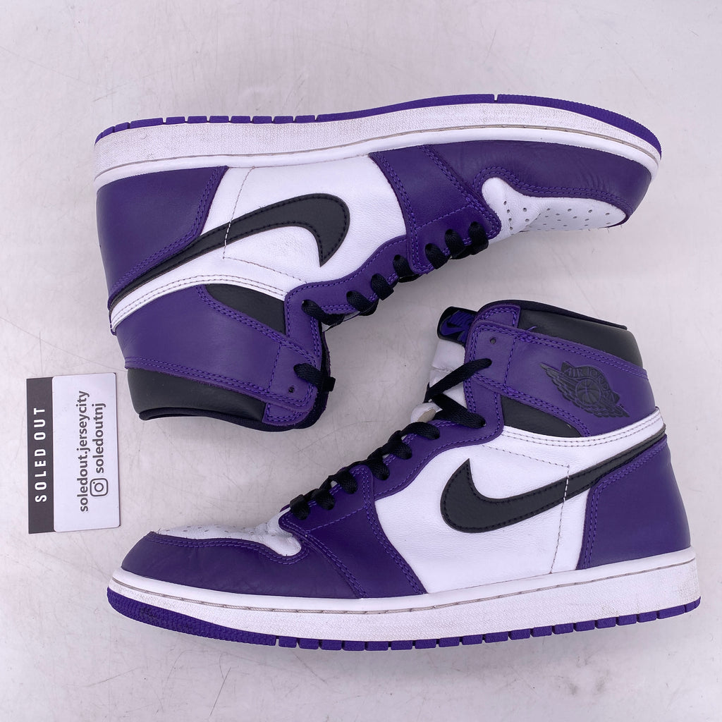 Air Jordan 1 Retro High OG "Court Purple 2.0" 2020 Used Size 11