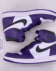 Air Jordan 1 Retro High OG "Court Purple 2.0" 2020 Used Size 11