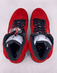 Air Jordan 5 Retro "Raging Bull Red Suede" 2021 Used Size 12
