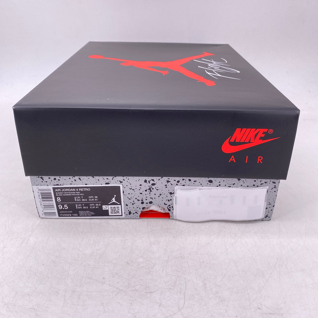 Air Jordan 4 Retro "White Cement" 2025 New Size 8