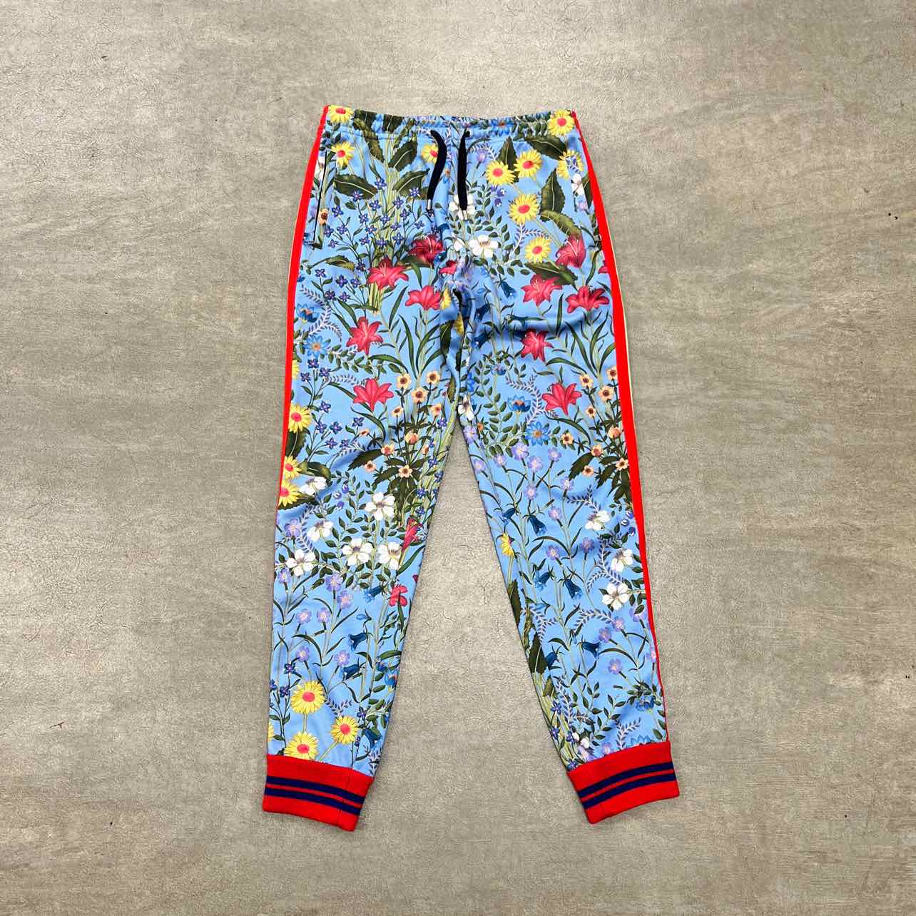 Gucci Sweatpants &quot;FLORAL&quot; Multicolor Used Size S