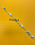 Rhude Bracelet "TEARS OF JOY MALACHITE" New Green Size Small