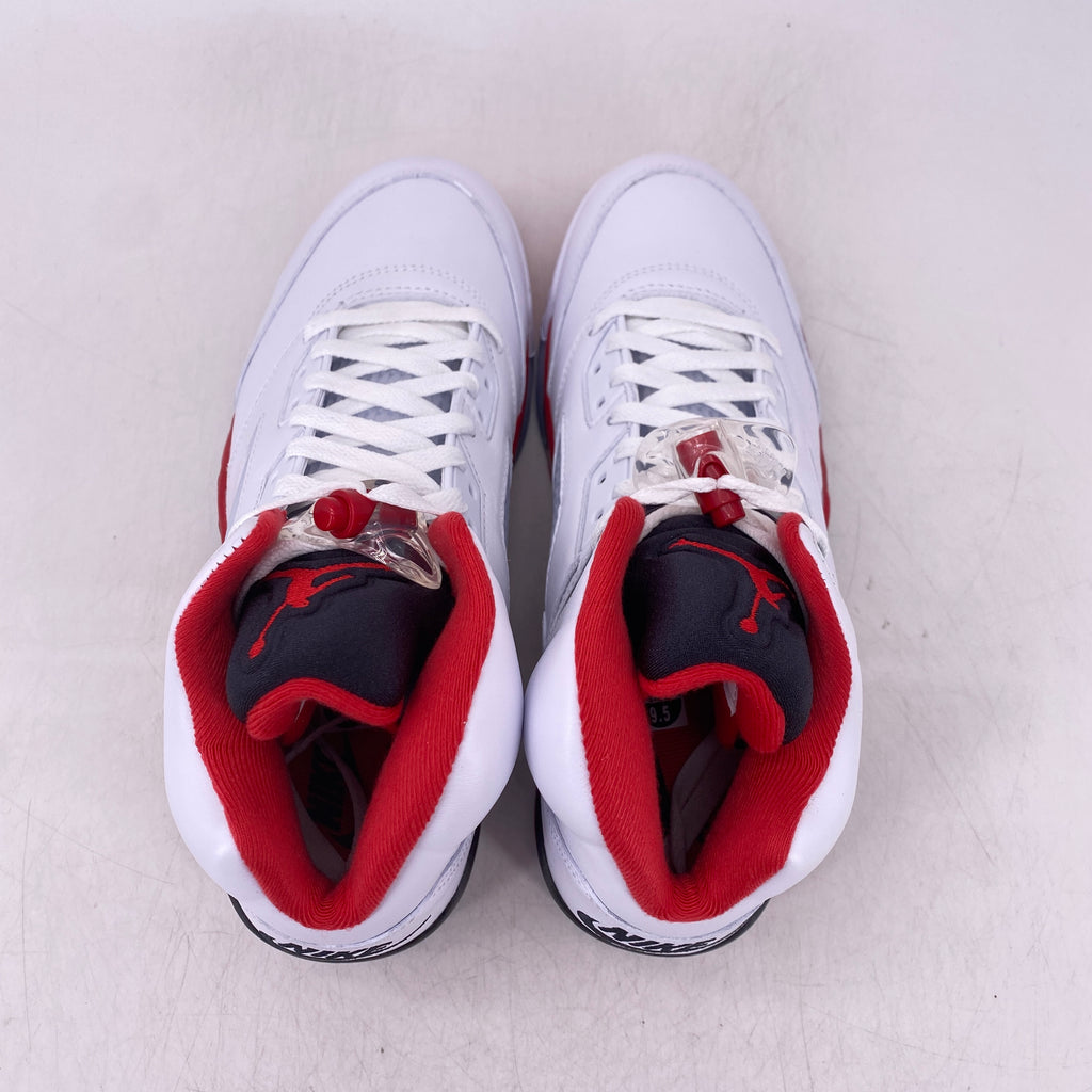 Air Jordan 5 Retro "Fire Red Black Tongue" 2025 New Size 9.5