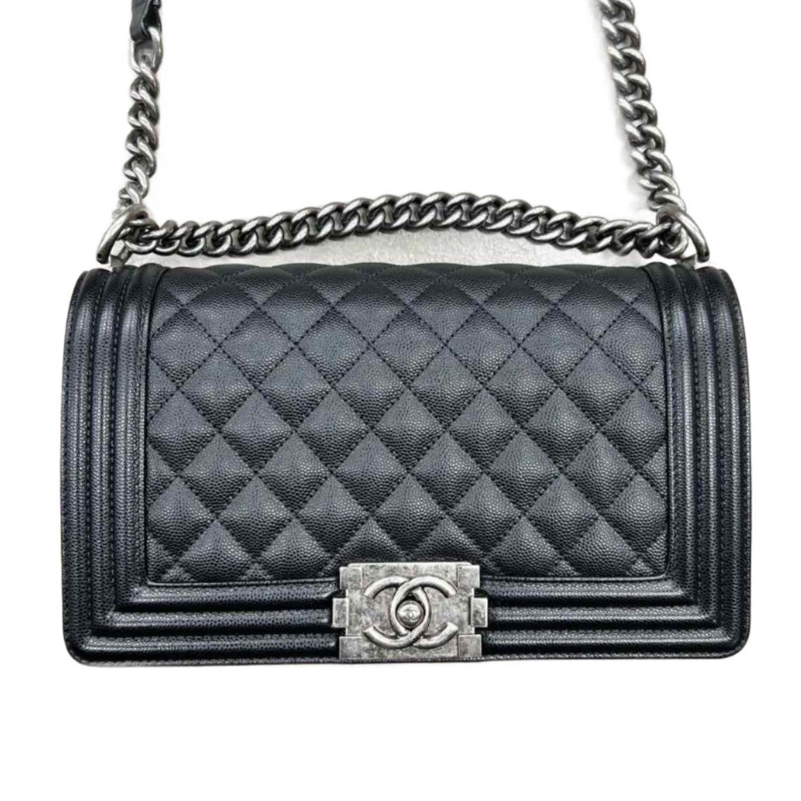 Chanel Handbag &quot;QUILTED&quot; Used Black Size OS