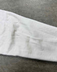 Chrome Hearts Zip Up "SCROLL LOGO" White Used Size XL