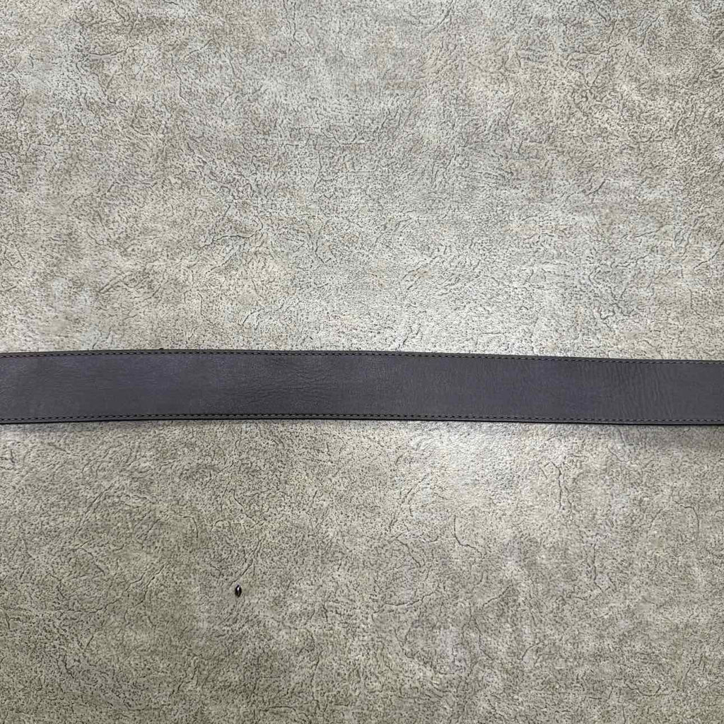 Louis Vuitton Belt "SILVER BUCKLE" Used Black / Brown Size 38